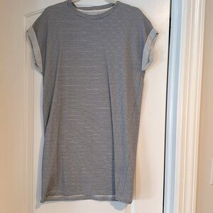 Thread & Supply Gray Striped Mini Dress